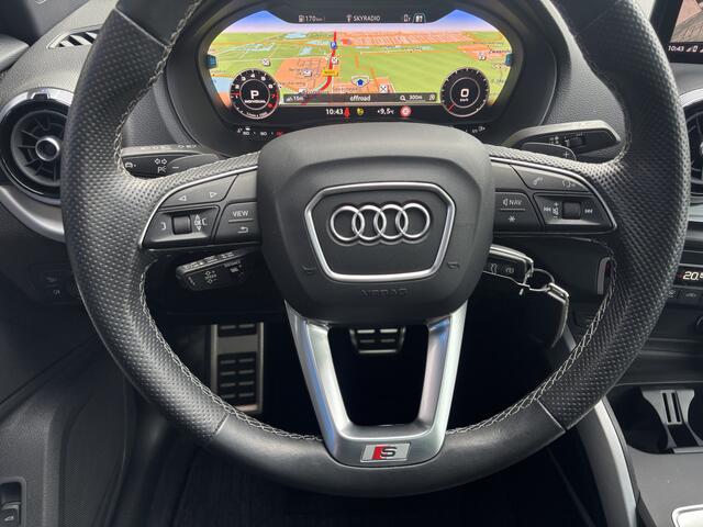 Audi Q2 35 TFSI S-Line Pano Navarra blauw