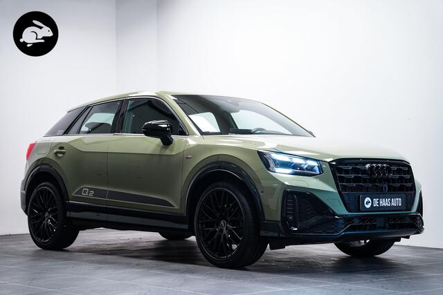 Audi Q2 35 TFSI S-Line Groen Zwart|Leder|Camera|Car play|19 inch