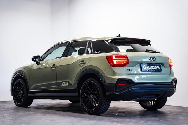 Audi Q2 35 TFSI S-Line Groen Zwart|Leder|Camera|Car play|19 inch