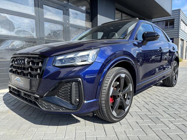 Audi Q2 35 TFSI S-Line Pano Navarra blauw