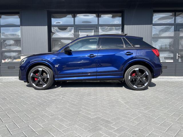 Audi Q2 35 TFSI S-Line Pano Navarra blauw