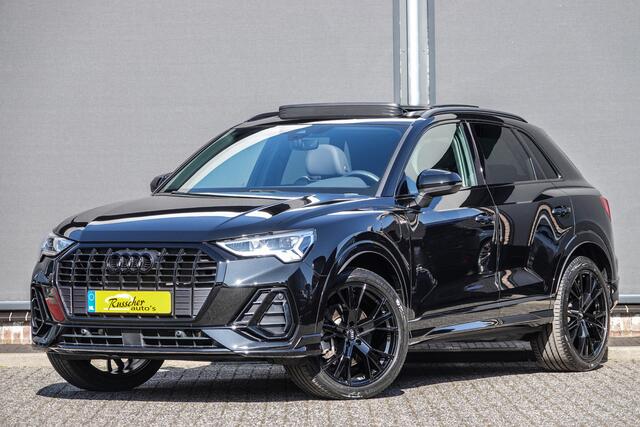 Audi Q3 45TFSI-e 245Pk S-Tronic | Plug In Hybrid | S-Line | Black optiek | Virtual Cocpit | Achteruitrijcamera | Panoramadak | 20'' | Mythoszwart
