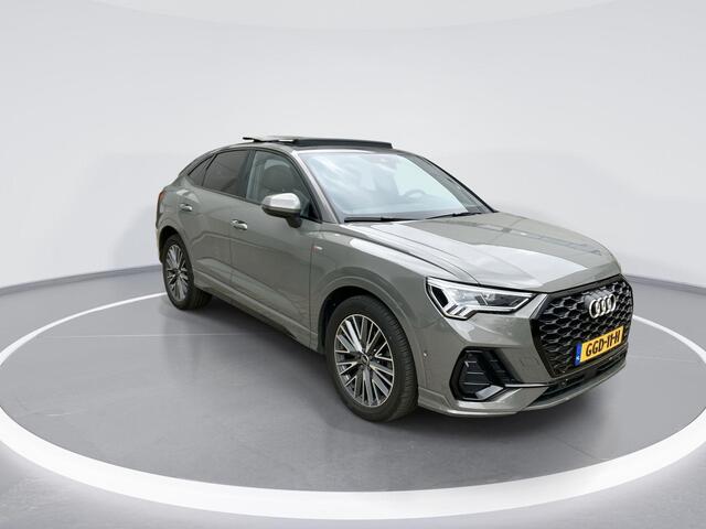 Audi Q3 Sportback 35 Tfsi 150pk S-tronic S Edition Competition · Camera · Panoramadak · Alarm · Park Assist · Apple/Android Car play · 19'' Inch · Garantie t/m 29-07-2028 of 100.000km
