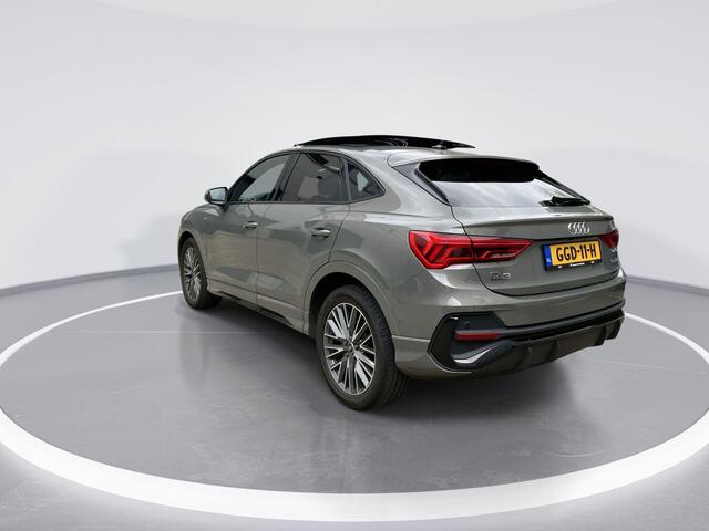 Audi Q3 Sportback 35 Tfsi 150pk S-tronic S Edition Competition · Camera · Panoramadak · Alarm · Park Assist · Apple/Android Car play · 19'' Inch · Garantie t/m 29-07-2028 of 100.000km