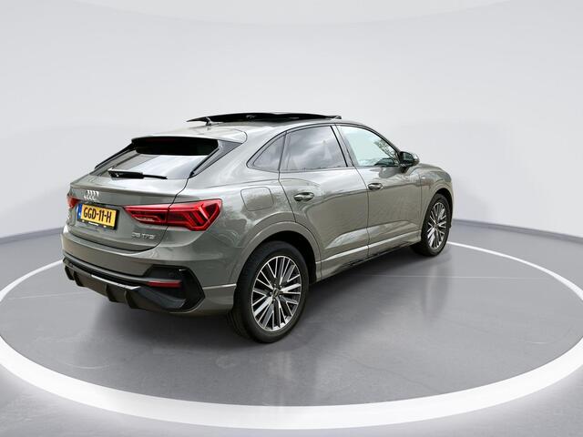Audi Q3 Sportback 35 Tfsi 150pk S-tronic S Edition Competition · Camera · Panoramadak · Alarm · Park Assist · Apple/Android Car play · 19'' Inch · Garantie t/m 29-07-2028 of 100.000km