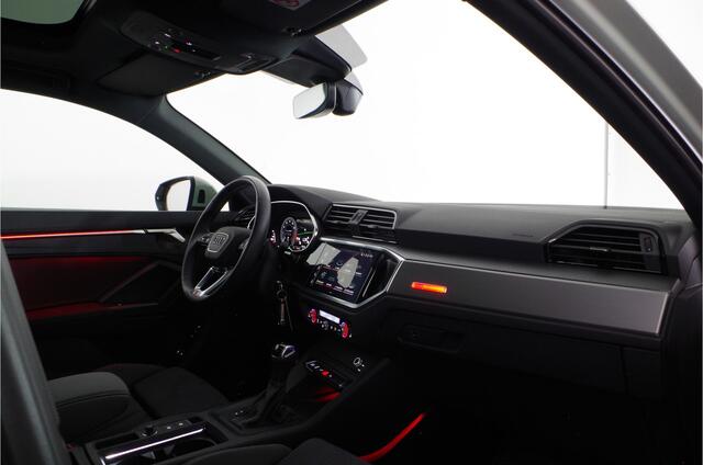 Audi Q3 Sportback 45 TFSI e S Edition > Full S line/245pk/Pano.schuif/Memory/Black pakket/Dew Silver...