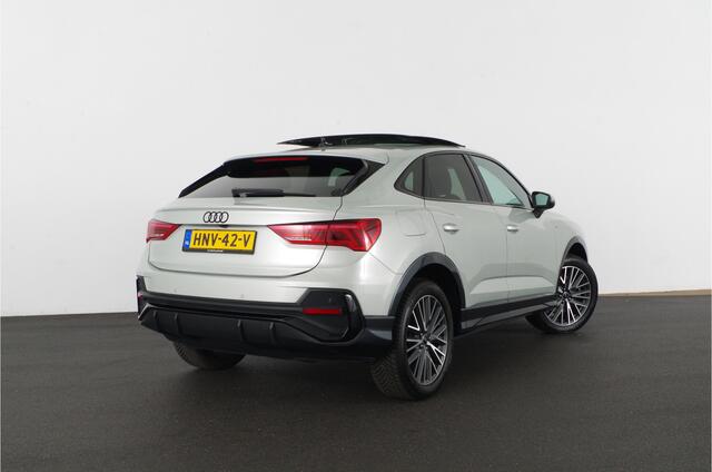 Audi Q3 Sportback 45 TFSI e S Edition > Full S line/245pk/Pano.schuif/Memory/Black pakket/Dew Silver...