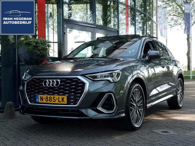 Audi Q3 Sportback 35 TFSI Pro Line S-LINE AUTOMAAT | Panodak | Wegkl. Trekhaak | Navi | ECC | PDC + Camera | Adapt. Cruise