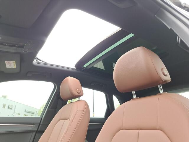 Audi Q3 45 TFSI e ** VIRTUAL, BRUIN LEDER, PANORAMA, APPLE, 18-inch LMV, ALLWETTER BND ** 1e EIG - UNFALLFREI ** ** INFORMEER OOK NAAR ONZE AANTREKKELIJKE FINANCIAL-LEASE TARIEVEN **