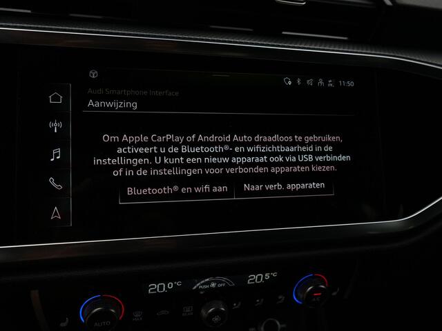 Audi Q3 Sportback S Edition 35 TFSI 110 kW / 150 pk S-tronic / S-Line | Optiekpakket zwart | Leder/alcantara | Achteruitrijcamera | Navigatie | Stoelverwarming | 19 inch