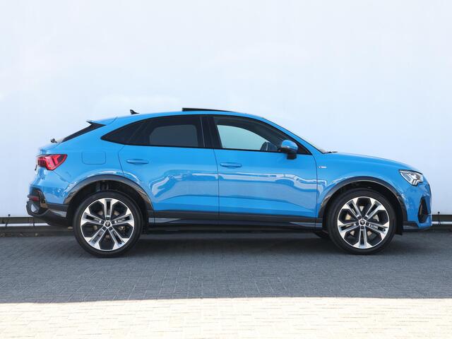Audi Q3 Sportback 45 TFSI e S Edition 245pk | Pano | B&O | Elek. stoelen | 360° camera | Keyless | Matrix LED | Stoelverwarming | 20" Velgen | Adaptive Cruise | Leder | Dodehoek detectie | Np ¤76.413,-