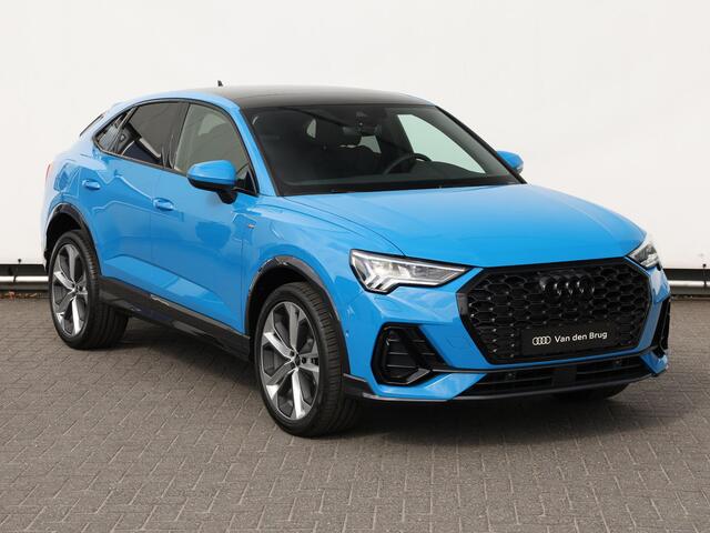 Audi Q3 Sportback 45 TFSI e S Edition 245pk | Pano | B&O | Elek. stoelen | 360° camera | Keyless | Matrix LED | Stoelverwarming | 20" Velgen | Adaptive Cruise | Leder | Dodehoek detectie | Np ¤76.413,-