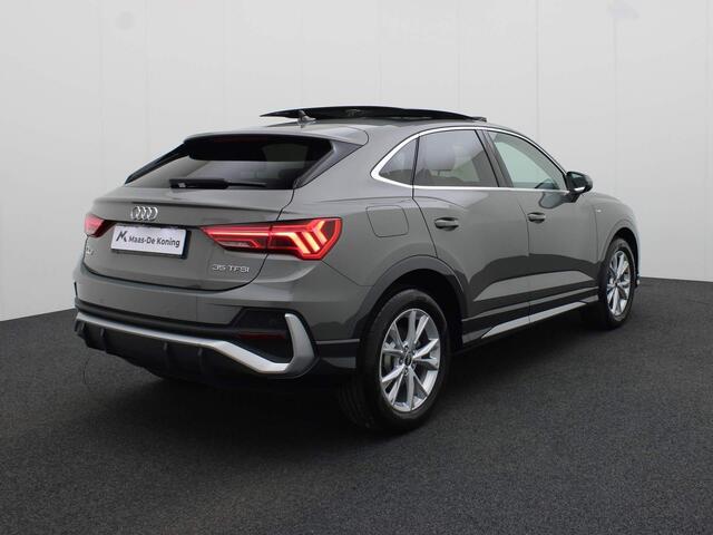 Audi Q3 Sportback 35 TFSI S Line Glazen Panorama dak · Navigatie · Stoelverwarming · Carplay/Android auto