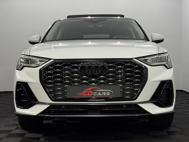 Audi Q3 35 TFSI S-line Leder, Pano, Parkeersensoren, Stoelverwarming, Virtual desk, Cruise control, A start stop