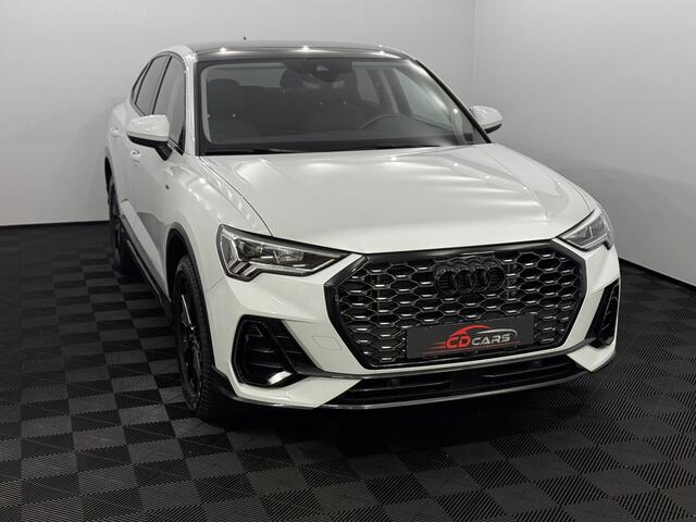 Audi Q3 35 TFSI S-line Leder, Pano, Parkeersensoren, Stoelverwarming, Virtual desk, Cruise control, A start stop
