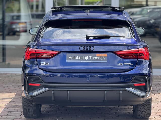 Audi Q3 Sportback 45 TFSI e S Edition Pano | Keyless | Dodehoek