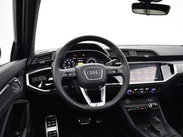 Audi Q3 45 TFSIe 245pk S-Tronic S Edition · Panoramadak · Camera · Keyless · Side Assist · Elek. Achterklep · Apple/Android Car Play · 19''Velgen · Garantie t/m 04-04-2028 of 100.000km