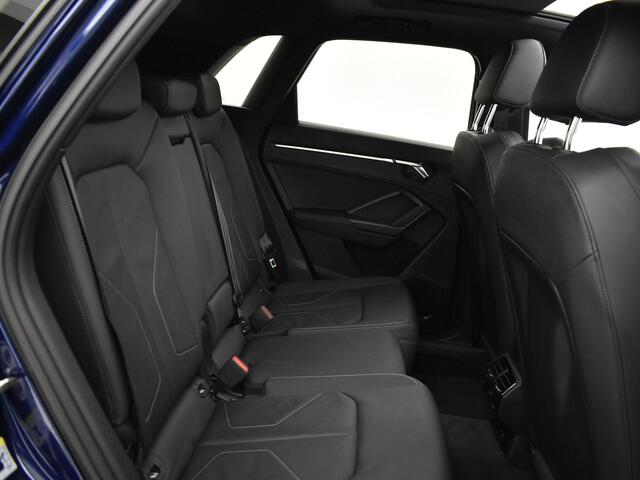 Audi Q3 45 TFSIe 245pk S-Tronic S Edition · Panoramadak · Camera · Keyless · Side Assist · Elek. Achterklep · Apple/Android Car Play · 19''Velgen · Garantie t/m 04-04-2028 of 100.000km