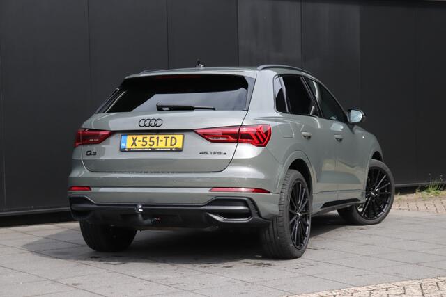 Audi Q3 45 TFSI e S edition | LEDER | STOELVERW. | PANO | TREKHAAK | 360° CAMERA | CRUISE | NAVI |