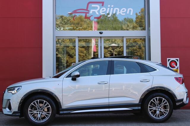 Audi Q3 Sportback 35 TFSI 150PK S-TRONIC 7 S EDITION * NIEUWSTAAT * | S-LINE EXTERIEUR | S-LINE INTERIEUR | AUDI VIRTUAL COCKPIT | PANORAMISCH SCHUIF / KANTELDAK | NAVIGATIE | TWIN LEDEREN BEKLEDING ZWART MET ROTSGRIJS STIKSEL | VOORSTOELEN VERWARMBAAR | ACHTERUI