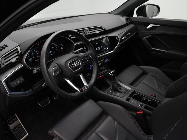 Audi Q3 45 TFSI e 245 pk S-tronic PHEV Advanced edition / S-Line | Leder | Achteruitrijcamera | Adaptive Cruise | Navigatie | Stoelverwarming