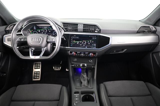 Audi Q3 Sportback 45 TFSI e S Edition 245 pk S-tronic | SoH 97% | Navigatie | Parkeersensoren | Achteruitrijcamera | Adaptieve cruise control | Stoelverwarming | S-Line |