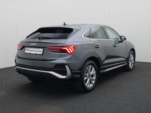 Audi Q3 Sportback S-line 35TFSI 110kW/150PK S-tronic S Edition · Apple Car Play · Trekhaak · Stoelverwarming · Parkeersensoren · Navigatie · Garantie tot 03-10-2029 of 100.000km