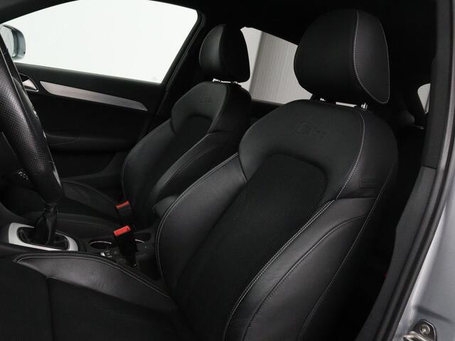 Audi Q3 1.4 TFSI Sport S Line Edition | Origineel NL | Half leder | Trekhaak | Full LED | Sportstoelen | Navigatie | Climate control | Parkeerhulp | Cruise control | Bluetooth | Getint glas