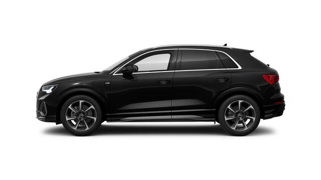 Audi Q3 45 TFSI e edition Interieur S line - Parkeerassistent - Achterbank plus - Sportstoelen - Getinte Ruiten - Verkeersbordenherkenning - Progressieve besturing - Diefstalalarm - Audi virtual cockpit plus -