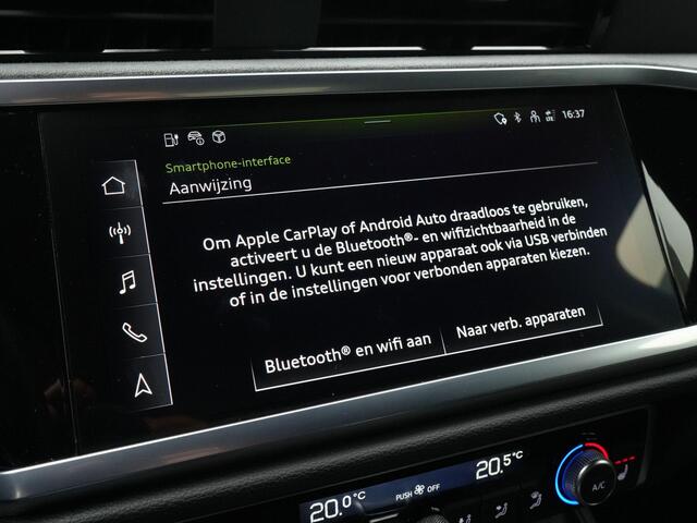 Audi Q3 45 TFSI e 245 pk S-tronic S edition / S-Line | Panoramadak | Rondomzicht camera | Elektr. verstelbare stoelen | Leder/alcantara