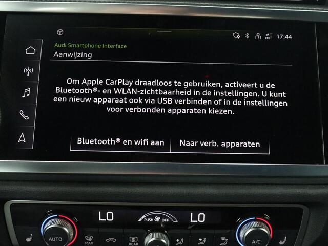 Audi Q3 45 TFSI e S edition | Stoelverwarming | Adaptive cruise | Carplay | 19'' | Virtual Cockpit | Sportstoelen | Half leder | Full LED | Parkeerhulp | PHEV | Plug In