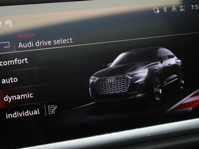 Audi Q3 Sportback 45 TFSIe PHEV 180kW 245PK S Line · Panoramadak · Camera + Parkeersensoren · Leer · Garantie t/m 07-11-2027 of 100.000km