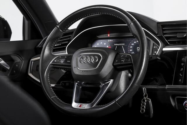 Audi Q3 35 TFSI 2x S-Line 150 PK - Automaat | Dig.Cockpit | Adapt.Cruise | Leder | PDC | App.Connect | Auto.Airco | Elek. Klep | Elek.Trekhaak | LM 19" |