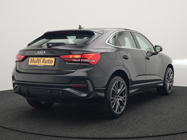 Audi Q3 Sportback 45 TFSI e S Line Plug In Hybrid 245pk Dealer O.H PHEV | Adaptive Cruise | Alcantara Sportstoelen Verwarmd | Bluetooth | Lane Assist | Blis | Sfeerverlichting | Navigatie | Virtual | DAB | 20"LM |
