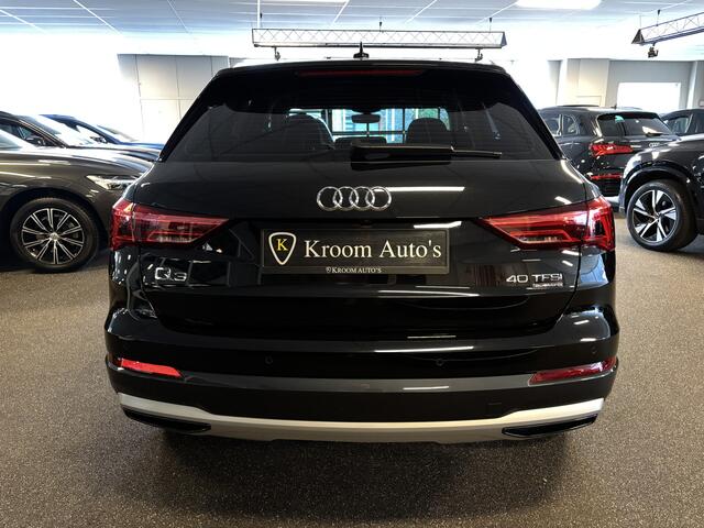 Audi Q3 40 TFSI quattro Aut - 2100 kg trek - Leer / Virtual / BLIS / Elek stoelen verwarmd / 360 camera / Adaptive cruise / Apple Carplay / Keyless - Elek Trekhaak -