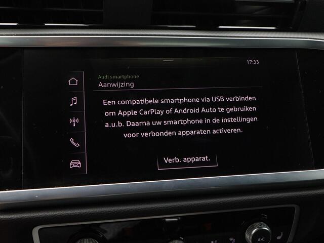 Audi Q3 40 TFSi 190 Pk Automaat quattro | Trekhaak | LED | Cruise Control | Sensoren | Elektrische Achterklep | Stoel Verwarming | 20 Inch | 60.555 Km