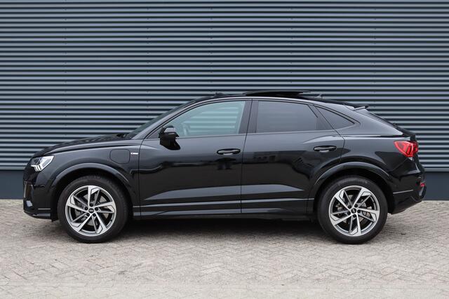 Audi Q3 Sportback 45 TFSI e 245PK S-Line Pano/LED/Keyless/Camera/Optiek+/Elek. klep/dodehoek/ACC/19"