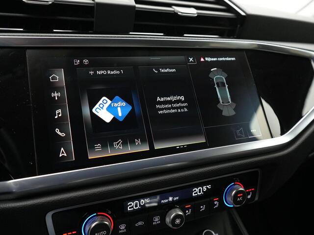 Audi Q3 45 TFSI e 245 pk S-tronic Advanced edition | Sportstoelen | Stoelverwarming | Standkachel | Side Asssit | Adaptive Cruise | Carplay | 18 inch