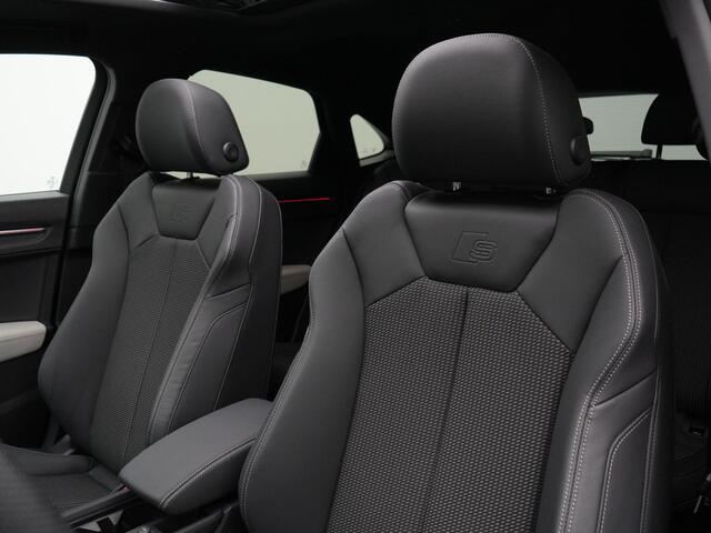 Audi Q3 Sportback 35 TFSI 150 pk S-tronic S Edition Competition / S-Line | Panoramadak | Trekhaak | Standkachel | Demperregeling | Elektr. verstelbare stoelen | Sonos | Rondomzicht camera