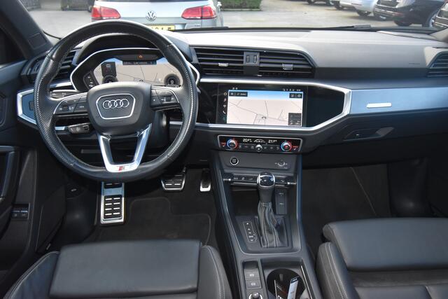Audi Q3 45 TFSI e S edition S-Line 245PK , PANODAK , TREKHAAK , VIRTUAL COCKPIT , LEDER BEKL ,