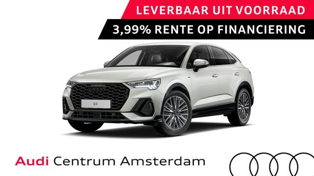 Audi Q3 Sportback 35 TFSI S Edition Competition | Zakelijke financiering 3,99% | Adaptive cruise control | Sonos premium 3d sound | Optiekpakket zwart plus | Ambient verlichting | Keyless |