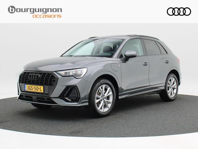 Audi Q3 45 TFSi e 245 Pk S edition | LED | Panoramadak | Zwart Optiek | Leder/Alcantara | Camera | CarPlay | Adaptive Cruise | Elektrische Achterklep | 18 Inch | 62.220 Km