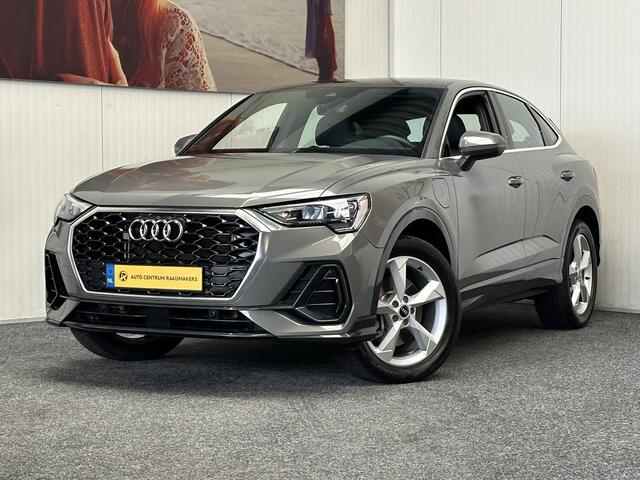 Audi Q3 SPORTBACK 45 TFSI e EDITION S LINE PHEV NAVIGATIE ADAPTIVE CRUISE CONTROL PANORAMADAK LEDER SONOS APPLE CARPLAY/ANDROID RIJSTROOKSENSOREN PARKEERSESNOREN ZEER MOOOI !! 3010
