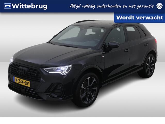 Audi Q3 45 TFSI e 245pk S-Tronic S edition / Panoramadak / S-Line Exterieur & Interieur / Elek. Achterklep / LED koplampen / Navigatie / Camera / Privacy Glas / 19" LMV