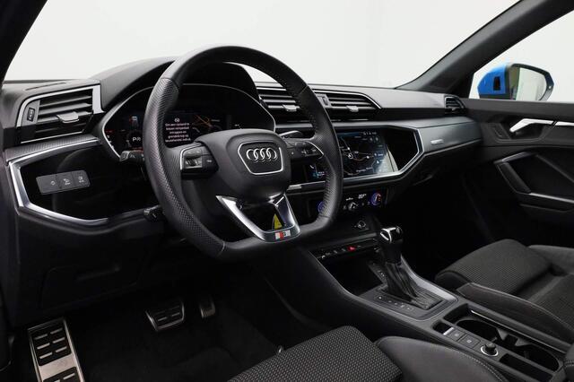 Audi Q3 35 TFSI 150 pk S-tronic S Line Pro Line S / S-Line | Trekhaak | Achteruitrijcamera | Navigatie | Carplay | Afgevlakt sportstuur