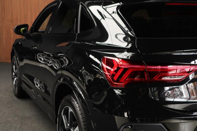 Audi Q3 Sportback 45TFSI quattro S-Line Panodak ACC B&O Leer Navi Camera Climate Elektr. bedienb. achterklep PDC LM velgen