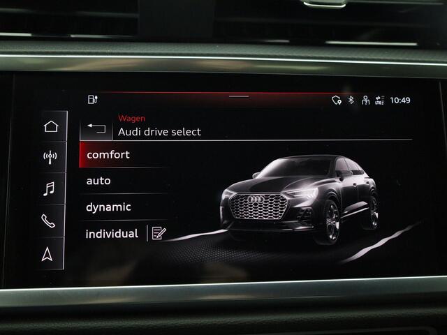 Audi Q3 Sportback 45 TFSIe 180kW/245PK S Line · Stoelverwarming · Leder/Alcantara · Camera + Parkeersensoren