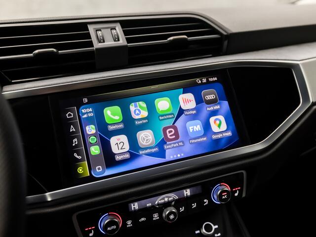 Audi Q3 Sportback 35 TFSI S-Line Sport 150Pk Automaat (2X S-LINE, APPLE CARPLAY, GROOT NAVI, LEDER, SFEERVERLICHTING, STOELVERWARMING, SPORTSTOELEN, ADAPTIVE CRUISE, GETINT GLAS, TREKHAAK, PLAT SPORTSTUUR, NIEUWSTAAT)