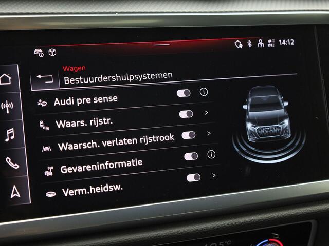 Audi Q3 Sportback 35 TFSI 150PK S-tronic S Line · Apple/Android Car Play · Leder/Alcantara · Stoelverwarming · Garantie t/m 20-10-2029 of 100.000km