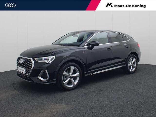 Audi Q3 Sportback 35 TFSI/150PK S Line · Trekhaak · Leder/Alcantara · Apple/Android · Drive select · Garantie t/m 10-01-2030 of 100.000km